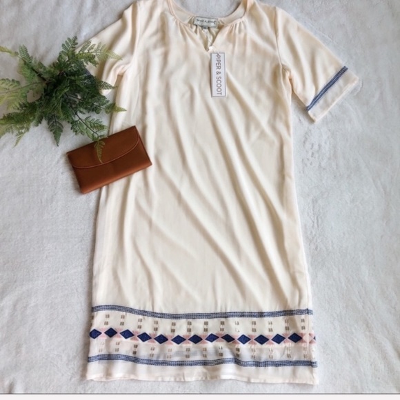 Piper and Scoot Southwest Georgette Sheath Dress - Picture 3 of 8